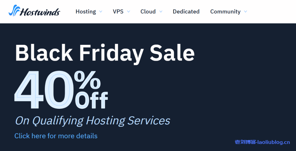 Hostwinds黑五活动:托管型VPS/虚拟主机6折优惠,免费换IP/IPv4提供512个C段,可选美国/荷兰机房