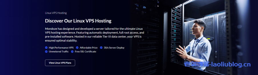 Mondoze Linux VPS仅$6.58/年，马来西亚Linux住宅服务器，原生IP/住宅IP/100M大带宽