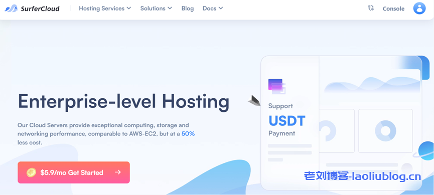 SurferCloud企业级云服务器促销：$20.9/月/4核8G内存5M带宽@不限流量,全球15机房同价,支持Linux/Windows系统