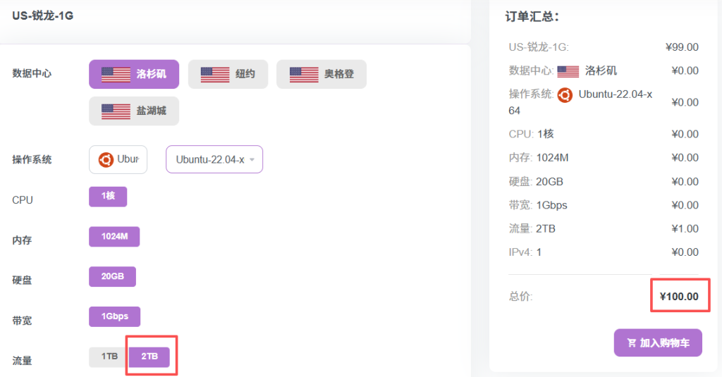UQIDC美国AMD Ryzen VPS限时100元/年，2TB月流量@1Gbps带宽，洛杉矶盐湖城奥格登纽约多机房可选
